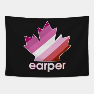 Lesbian Earper Pride Maple Leaf - Wynonna Earp Tapestry