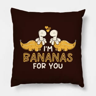 I'm Bananas For You by Tobe Fonseca Pillow