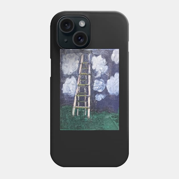 Ladder to Heaven by Riley Phone Case by Artladyjen