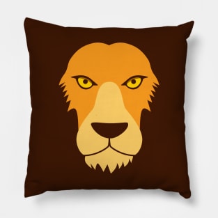 Cute Lion Face Easy Halloween Costume Gift Pillow