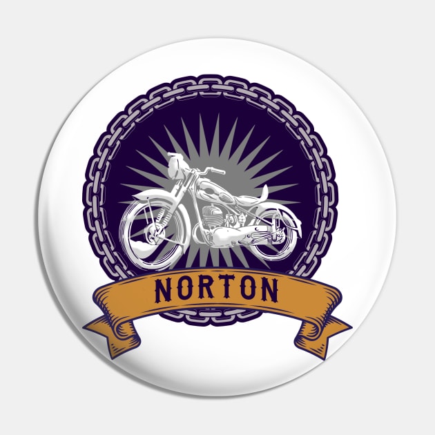 NORTON MOTORCYCLE Pin by theanomalius_merch