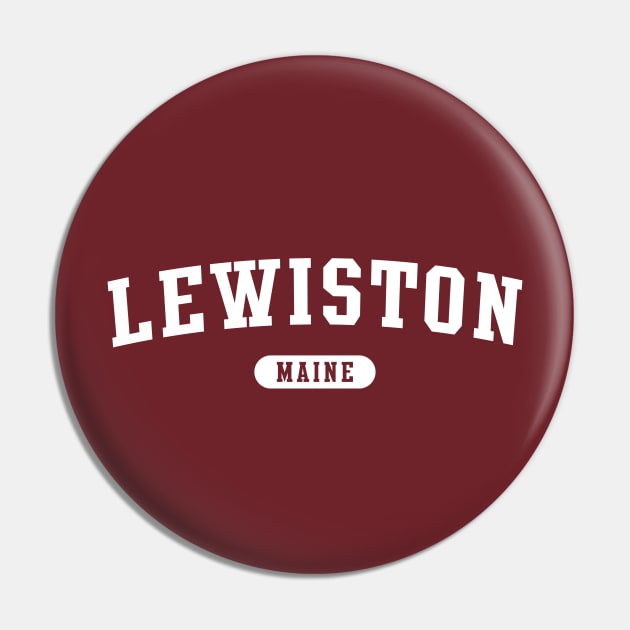 Lewiston, Maine Pin by Novel_Designs