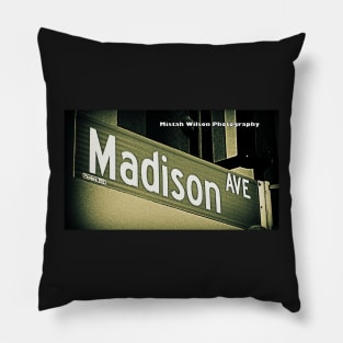 Madison Avenue, Pasadena, California by Mistah Wilson Pillow