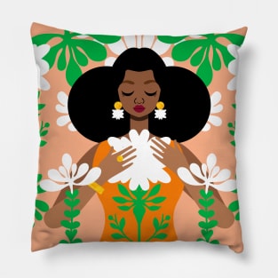 Nouveau Orange Pillow