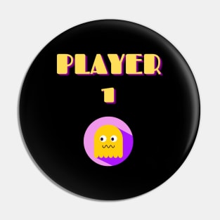 Player 1 Gamer Apparel Pin