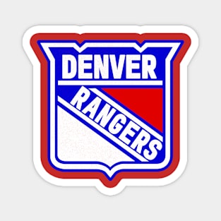 Vintage Denver Rangers Hockey 1989 Magnet