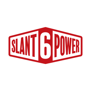 Slant 6 Power - Red + White T-Shirt