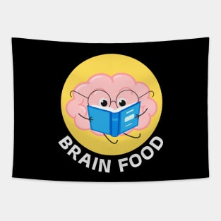 Brain Food | Brain Pun Tapestry