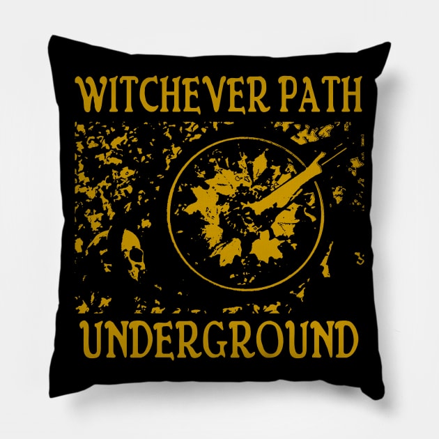 Witchever Path Underground Pillow by Witchever Path