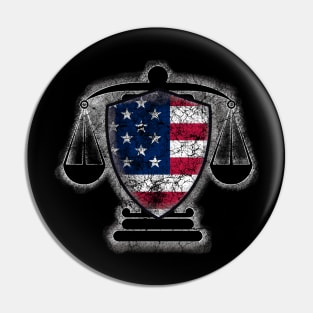 Justice & Integrity America Pin