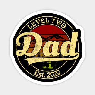 Level 2 Dad Est 2020 Magnet