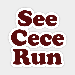 See Cece Run Magnet