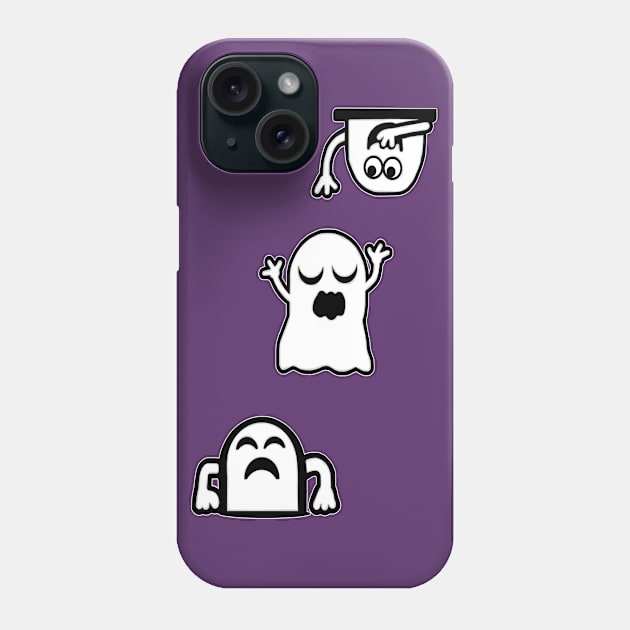 Peek-A-Boos Phone Case by BlakCircleGirl