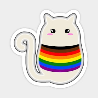 Philadelphia Pride Cat Magnet