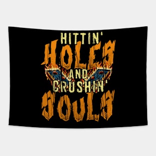 Hitting Holes & Crushing Souls Tapestry