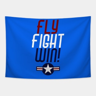 Airforce - Fly Fight Win Tapestry