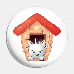 A House Is Not A Home Without A Dog Pin