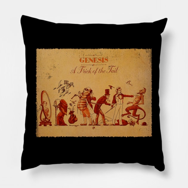 Abacab Groove - Rock Out with This Iconic Genesis Inspired T-Shirt Pillow by Silly Picture