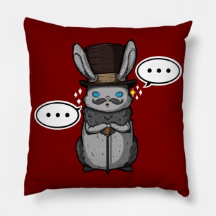 Top Hat Bunny Pillow