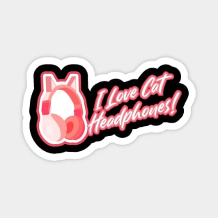 I love cat ears headphones! Pink Magnet