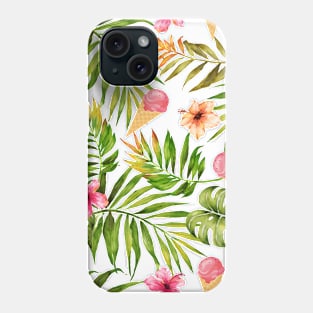 Palm and Ice Cream Phone Case