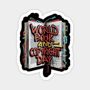 World Book And Copyright Day Magnet