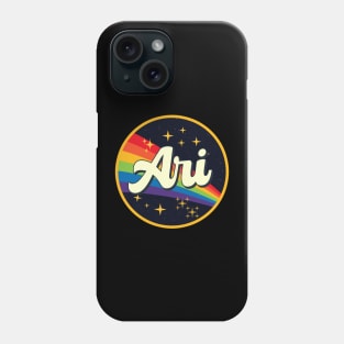 Ari // Rainbow In Space Vintage Style Phone Case