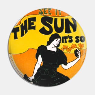 The Sun Newspaper, 1895 Pin