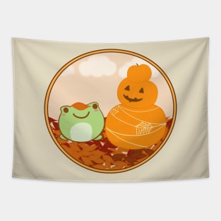 Halloween Frog Tapestry