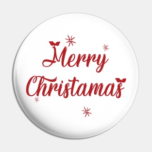 Merry Christamas Pin