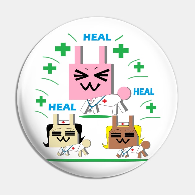 RabbitZaa #009 Doctor Heal x3 Pin by TABCXON