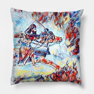 Assyrian Warrior Pillow