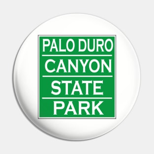 PALO DURO CANYON STATE PARK Pin