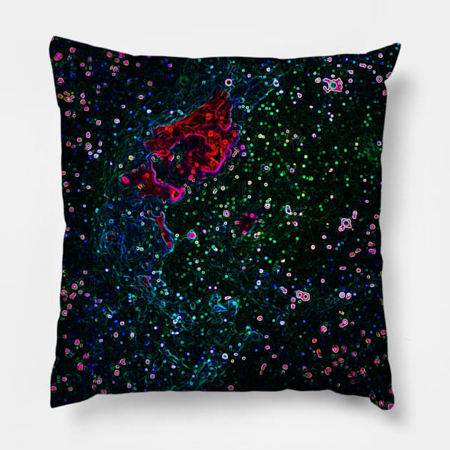 Black Panther Art - Glowing Edges 318 Pillow by The Black Panther