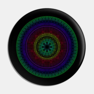 Mandala art Pin