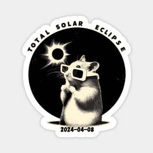 Funny Total solar eclipse 2024 Magnet