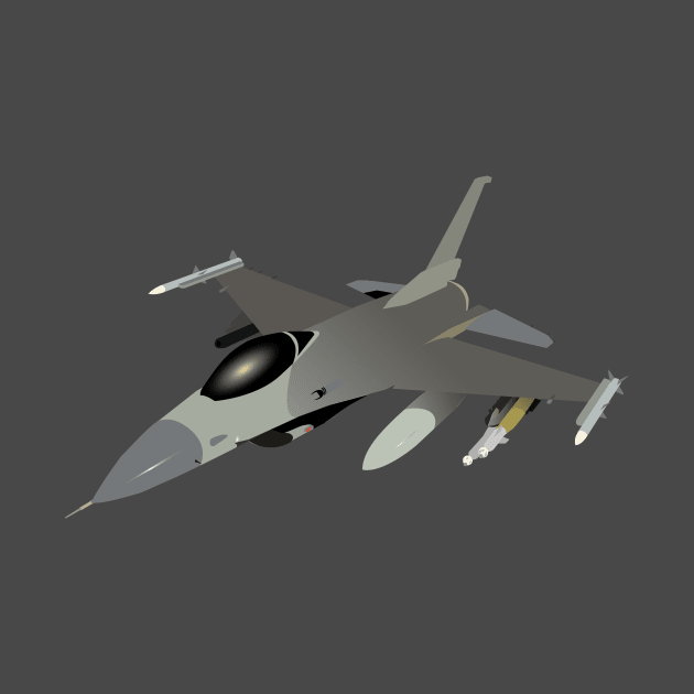 American F16 Jet Fighter by NorseTech