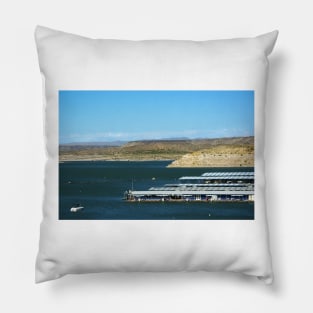 Beat the Heat - Elephant Butte Lake, New Mexico USA Pillow