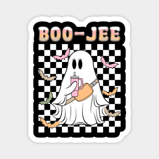 Spooky Season Cute Ghost Halloween Costume Boujee Boo-Jee Magnet