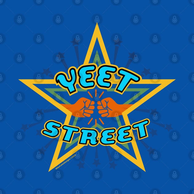 Yeet Street Star Yellow Arch by MikeCottoArt