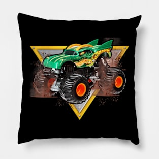 Monster Truck Gift For Adults And Kids Pillow