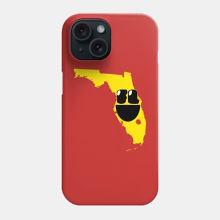 Florida States of Happynes- Florida Smiling Face Phone Case