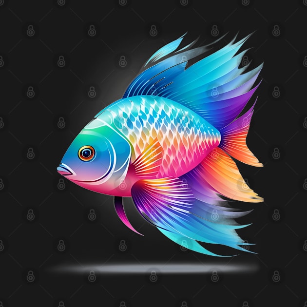 A Fish In Watercolor Style - AI Art by Asarteon