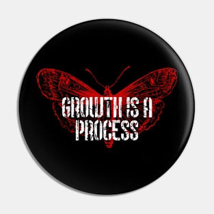 Growth Butterfly Shading Art Pin