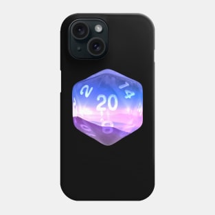 Nat20 Purple Mountains Blue Sky Phone Case