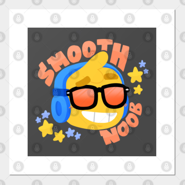 Smooth Noob Roblox Gift For Kids Roblox Poster E Stampa Artistica Teepublic It - 3d poster roblox