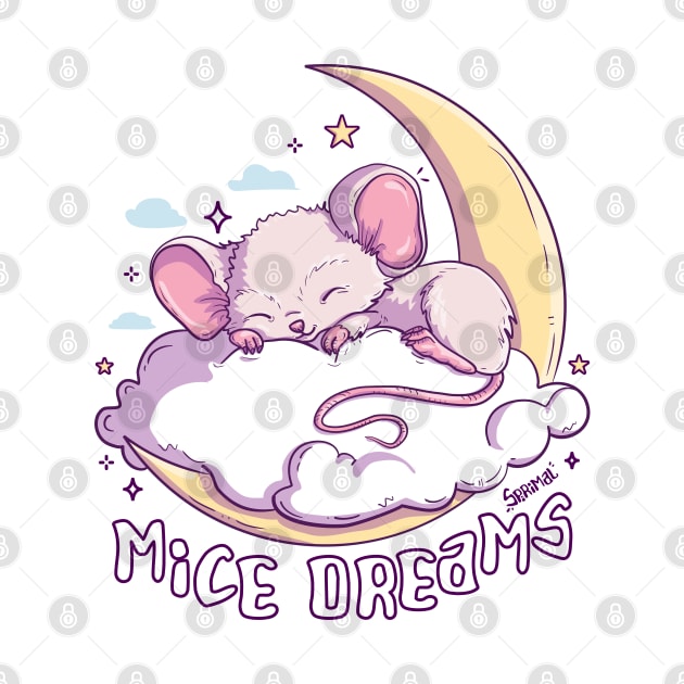 Mice Dreams - Cute Slumber Illustration by SPIRIMAL