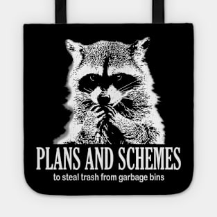 Plans and Schemes Raccoon Tote