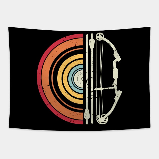 Vintage Archery Tapestry by susanne.haewss@googlemail.com