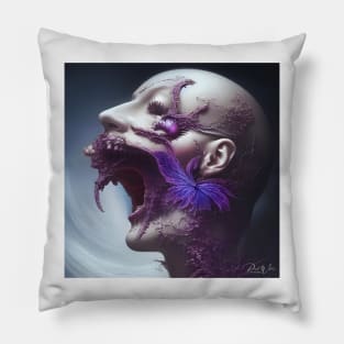 Beautiful Zombie Woman Pillow